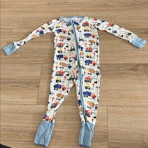 Little Sleepies 18-24M Kids Construction Print One Piece Pajama
